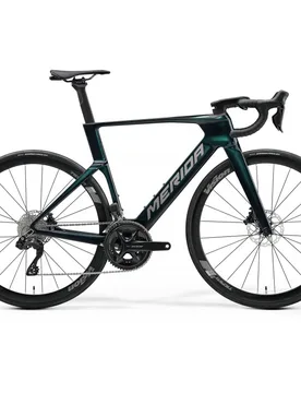 Bici da corsa REACTO 5000 Shimano 105 Di2 12v HALO GREEN MY27 - Merida - FashionsVida