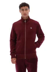 Fig Nero Velour Track Top - XS