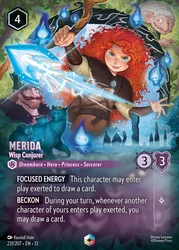 Merida - Wisp Conjurer (Enchanted Rare) Attack of the Vine!