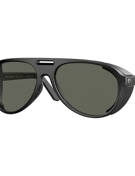 Lunettes De Soleil Polarisées Grand Catalina Matte Black 19 Gray 580G/CAT3 unisex - Costa - FashionsVida