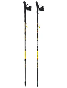 Bâtons de trail pliables - Platinium Néo Perf - Taille 125 cm - Noir - Guidetti - FashionsVida