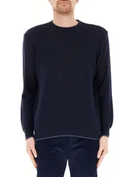 Maglione lana vergine BLU NAVY XXL