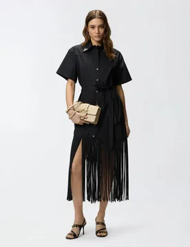 PINKO AVIGLIANO ABITO POPELINE SS26 - PINKO - FashionsVida