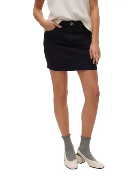 Jupe En Jean Tessa Black Denim XS - Vero moda - FashionsVida