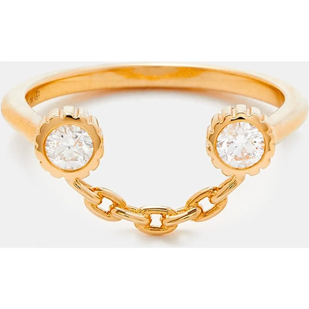 Anillo de oro y diamantes - Yvonne Léon - FashionsVida