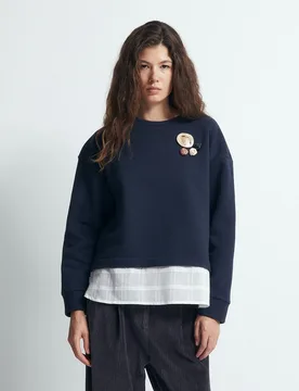 Sfera - Sudadera broche piezas - Sfera - FashionsVida
