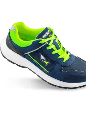 Chaussures De Sécurité Hello S3s Sr Blue / Green EU 40 - Workfit - FashionsVida