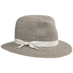 Nane Crushable Classic Braided Hat by - grey-mottled - Damen - Size: L (59-60 cm)