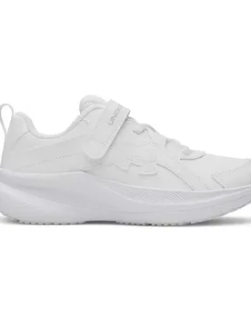 Ps Assert 11 Ac Uniform Synthetic Running Shoes White UK 1.5 Boys - Under armour - FashionsVida