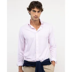 Camisa de hombre sepiia de raya yale