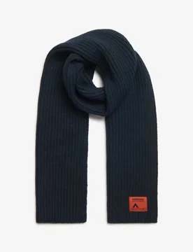 Superdry Damen Workwear Strickschal Marineblau - Größe: 1Größe - 49.99 - FashionsVida