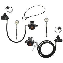 Set Di Regolatori Subacquei Xt1/xt2 Sidemount Rl Din Bar