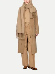 Cain Mantel aus Woll-Seide-Mix Beige 40