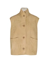 Wendegilet beige M Damen