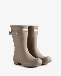 Original Short Rubber Womens Kettle Wellington Boots - Brown - Size Uk 3