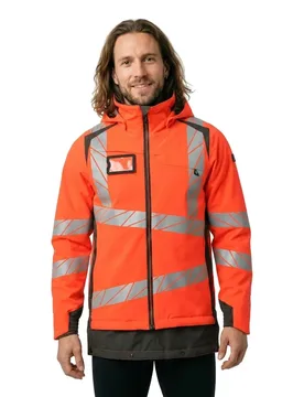 Veste D´hiver Accelerate Safe 19035 Hi-Vis Red / Dark Anthracite 2XL - MASCOT - FashionsVida