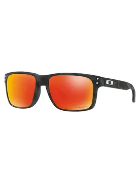 Sonnenbrillen – Unisex – Holbrook Matte Black Camo / Prizm Ruby Holbrook Matte Black Camo Prizm Ruby aus Wolle schwarz - Oakley - FashionsVida