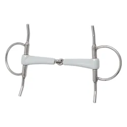 Schenkeltrense, einfach gebrochen, medium 14,5cm