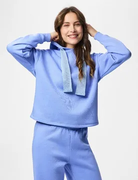 Sudadera de capucha de mujer - Pieces - FashionsVida