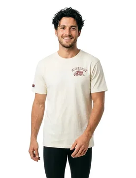 T-shirt à Manches Courtes Trade Tools Oversize Dusty White M - Superdry - FashionsVida