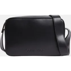 Bolso bandolera con logo delantero y cremallera