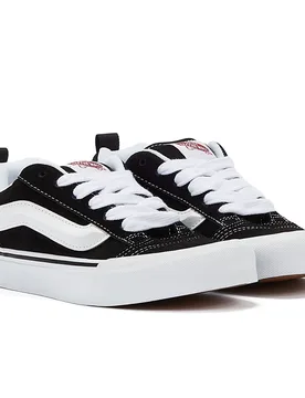 Unisex Knu Skool True Black/white Trainers Suede - Size Uk 4.5 - Vans - FashionsVida