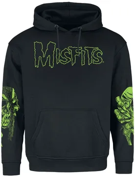 Kapuzenpullover - DDD My Darling - S bis 5XL - für Männer - Größe 4XL - schwarz - Lizenziertes Merchandise! - Männer - male - Misfits - FashionsVida