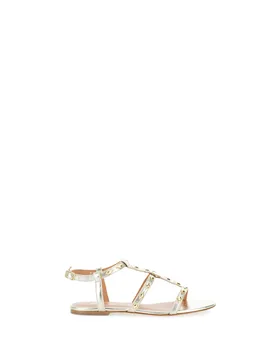Sandali in pelle AVORIO 38 - VIA ROMA 15 - FashionsVida