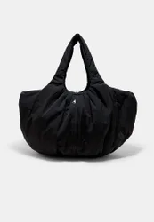 Maxi-Shopper in Steppoptik Schwarz OS
