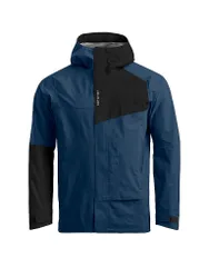 Chaqueta con capucha Seceda 3L para hombre azul oscuro L