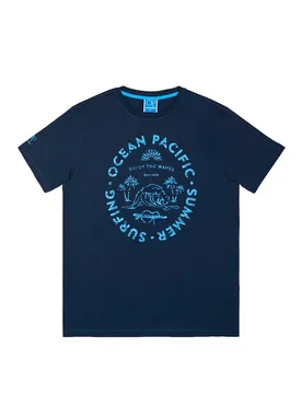 T-shirt à Manches Courtes Tathra Navy / Blue 2XL - Ocean Pacific - FashionsVida