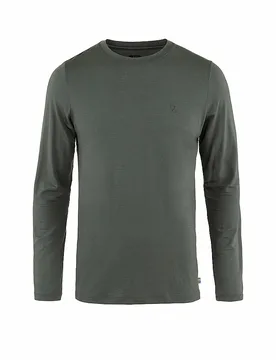 Maglia da trekking da uomo Abisko Wool grigio M - Fjällräven - FashionsVida