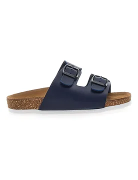 Ciabatte blu con doppia fibbia regolabile 257A206SR 32 - PITTARELLO BIO - FashionsVida