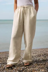 Linen Women's Trousers - - Size: 18