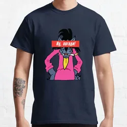 Nu Pogodi!Ну, погоди old cartoon from russia udssr wolf Volk and Zayats t shirt Retro Well Just You Wait printed tops