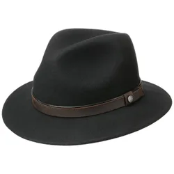 Sargent Traveller Wool Felt Hat by - black - Female - Size: XL (60-61 cm)