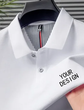 Custom Logo Men's Luxury 100% Cotton Polo Shirt, Breathable Casual Summer Tee with Trendy Embroidered Collar - Aliexpress - FashionsVida