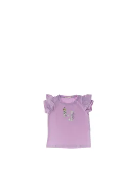 T-shirt girocollo BABY LILLA 4A - Liu jo - FashionsVida
