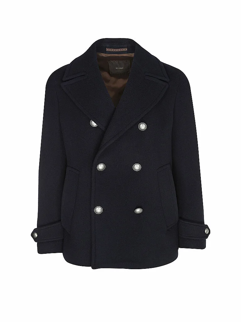 Wollmantel dunkelblau 54 Herren - Windsor - FashionsVida