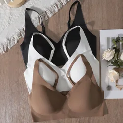 Set de 3 sujetadores inalámbricos sin costuras para mujer S