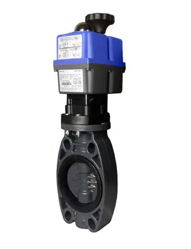 Ø90 Dn80 Butterfly Valve Standard Ellectrically Actuated Valve Ac/dc 24-230v Grey One Size unisex - Cepex - FashionsVida