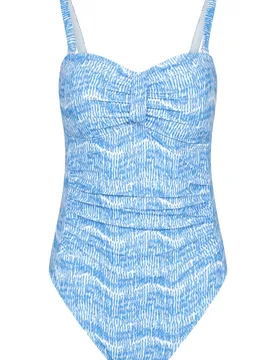 Resort Tummy Control Womens Swimsuit - Blue - Blue - Size: 10 - Mountain Warehouse - FashionsVida