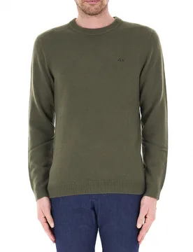Maglione misto lana VERDE MILITARE XXL - Sun68 - FashionsVida