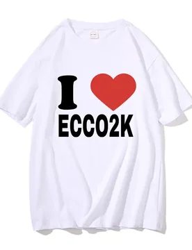 I Love Ecco2k Hip Hop Tshirt Unisex Brand T-shirt Men Women Fashion Summer Tee Shirt Man Loose Streetwear Mens Funny Rapper Tees - Aliexpress - FashionsVida