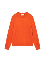 Gilbert Crewneck Knit sweater maglione girocollo in lana - Gold Flame
