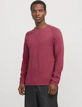 Jack & Jones - Jersey de hombre gris con cuello caja - jack & jones - FashionsVida