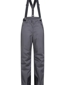 Women's 'Chalet Extreme' Waterproof Breathable Recco® Reflectors Ski Pants in Grey Size: 18 - Grey - Size: 18 - Mountain Warehouse - FashionsVida