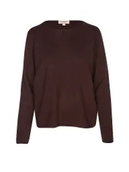 Kaschmirpullover dunkelrot M Damen