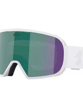 Masque De Ski G002s Matte White 02 Brown W Green Multi/CAT3 Homme - Bliz - FashionsVida