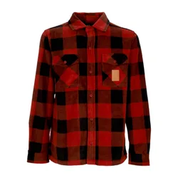 Camicia Manica Lunga Uomo Woodsman Fleece Rust